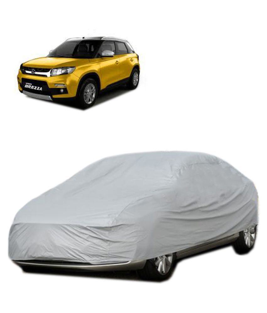 QualityBeast Car Body Cover for Maruti Suzuki Vitara Brezza (GREY) Buy