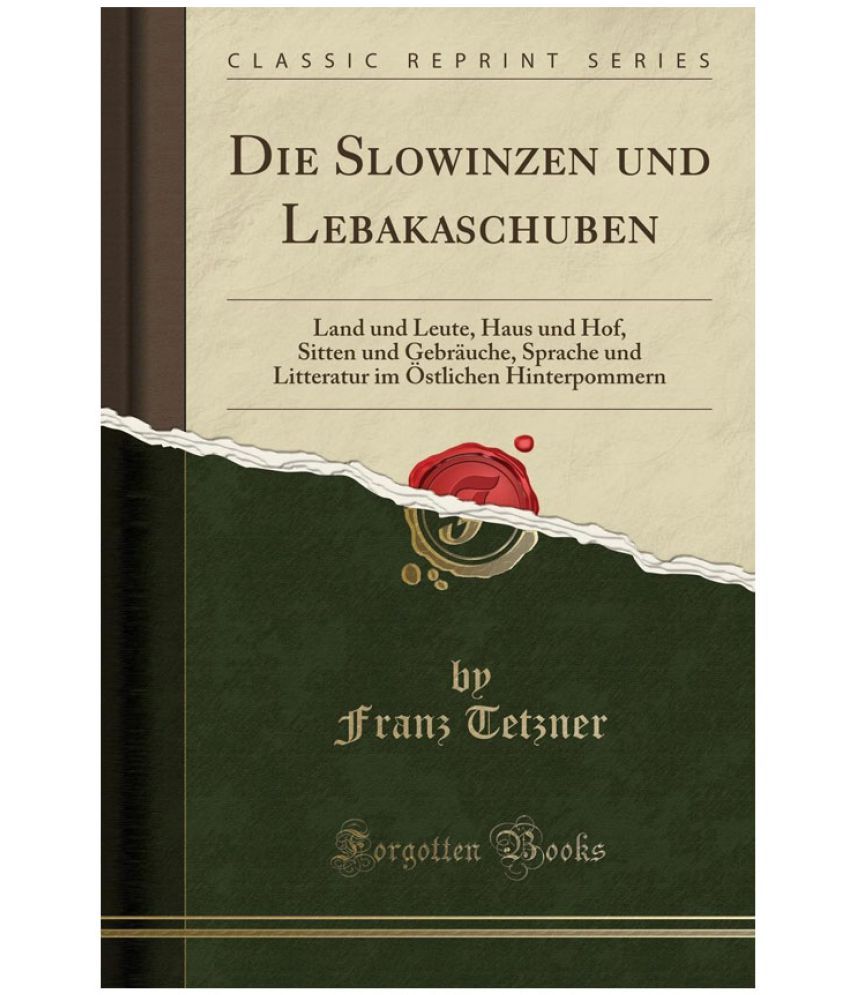 Die Slowinzen Und Lebakaschuben Buy Die Slowinzen Und