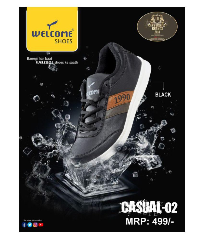 Welcome Black Running Shoes - Buy 