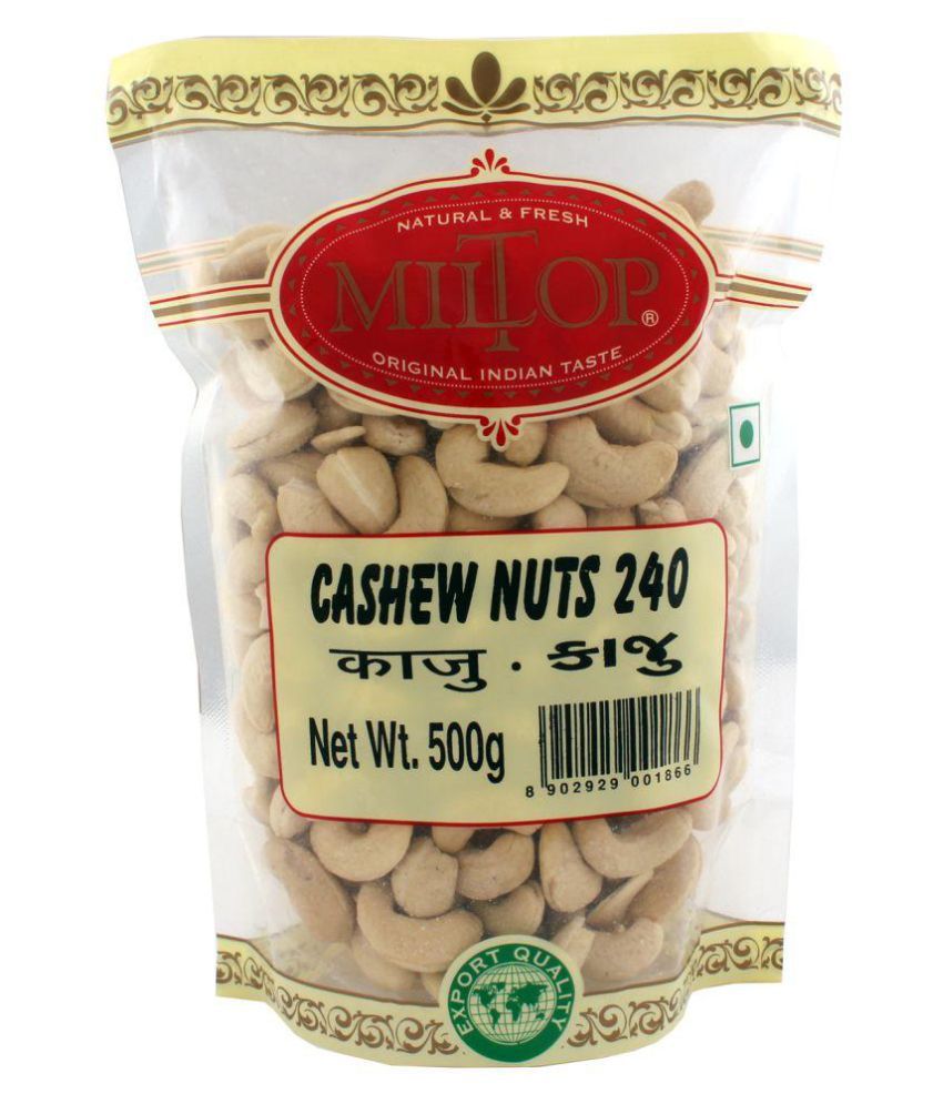 Miltop Cashew nut (Kaju) 1 kg: Buy 