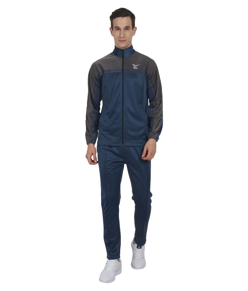 swoosh tracksuit grey