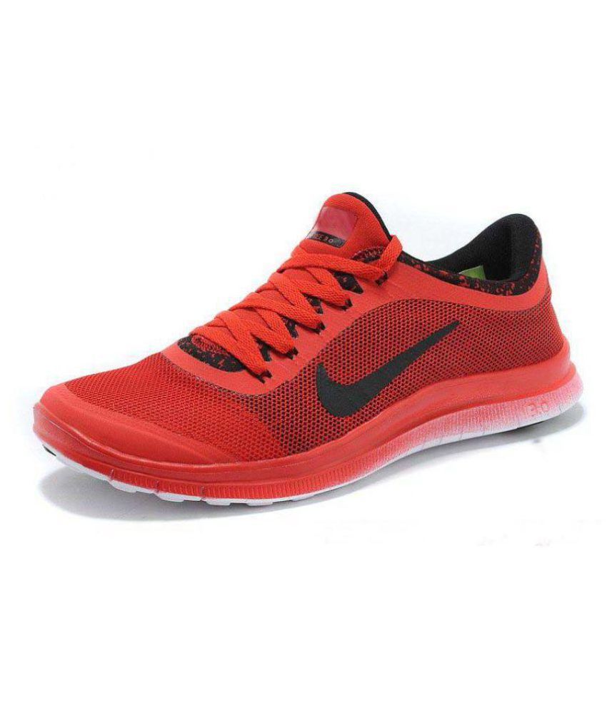 NIKE 2018 Free 3.0 Running Shoes Red: Buy Online at Best Price on 