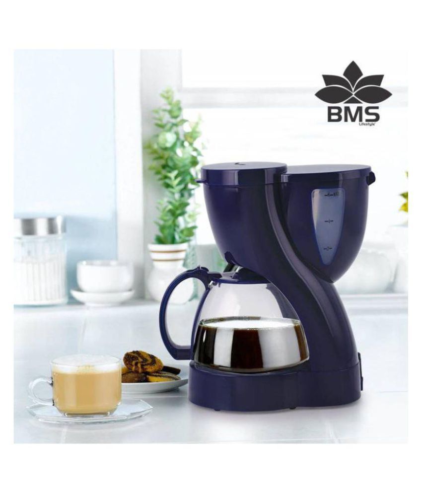 BMS Lifestyle 2inone Automatic TEA COFEE MAKER 6 Cups 1500 Watts
