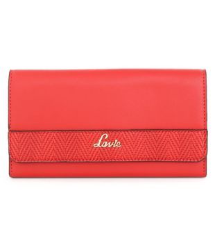 lavie red wallet