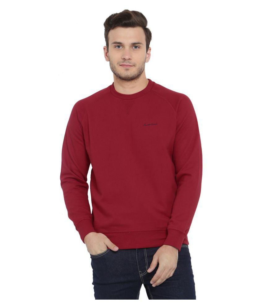monte carlo red sweatshirt