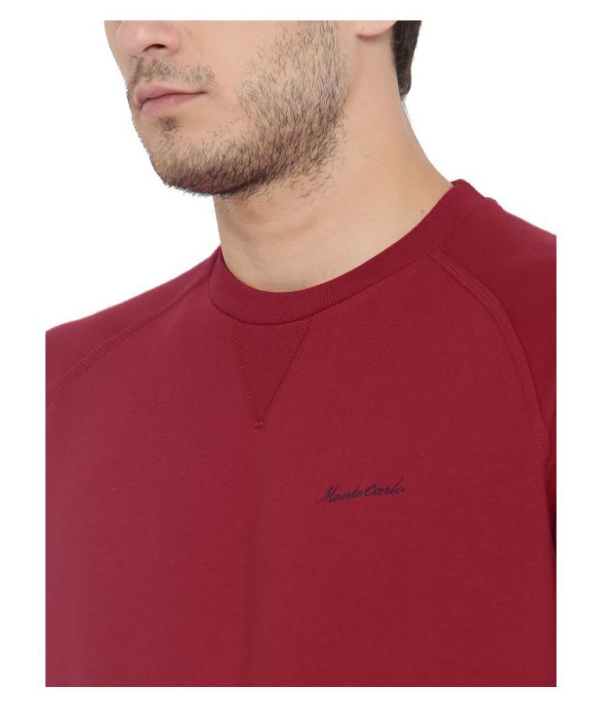 monte carlo red sweatshirt