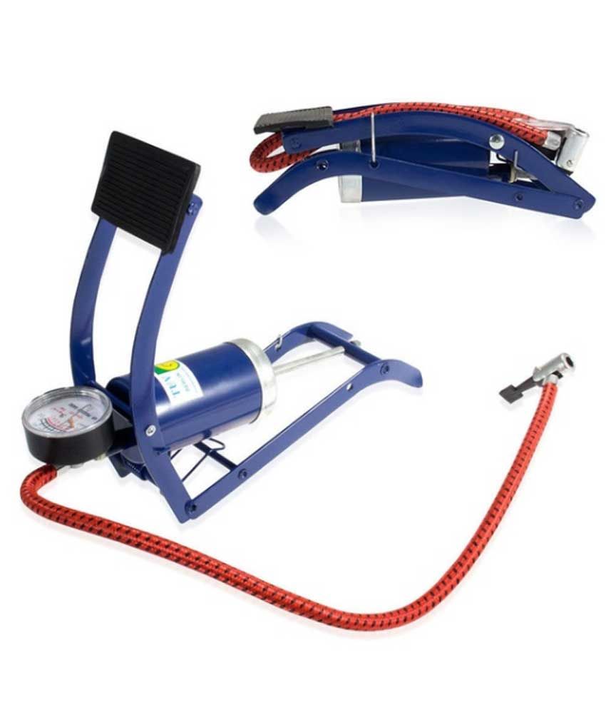Air Pressure Foot Pump for Bike, Car, Motorcycle ,Balls, Pools