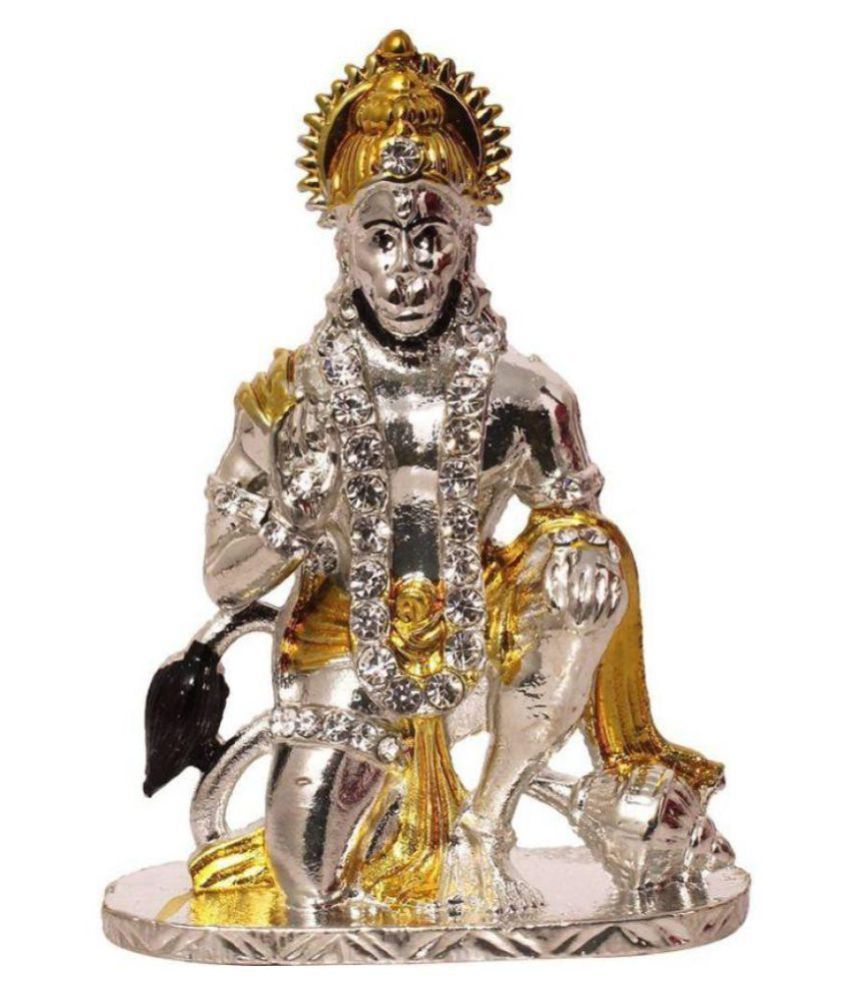     			SCrazeHub Hanuman Brass Idol