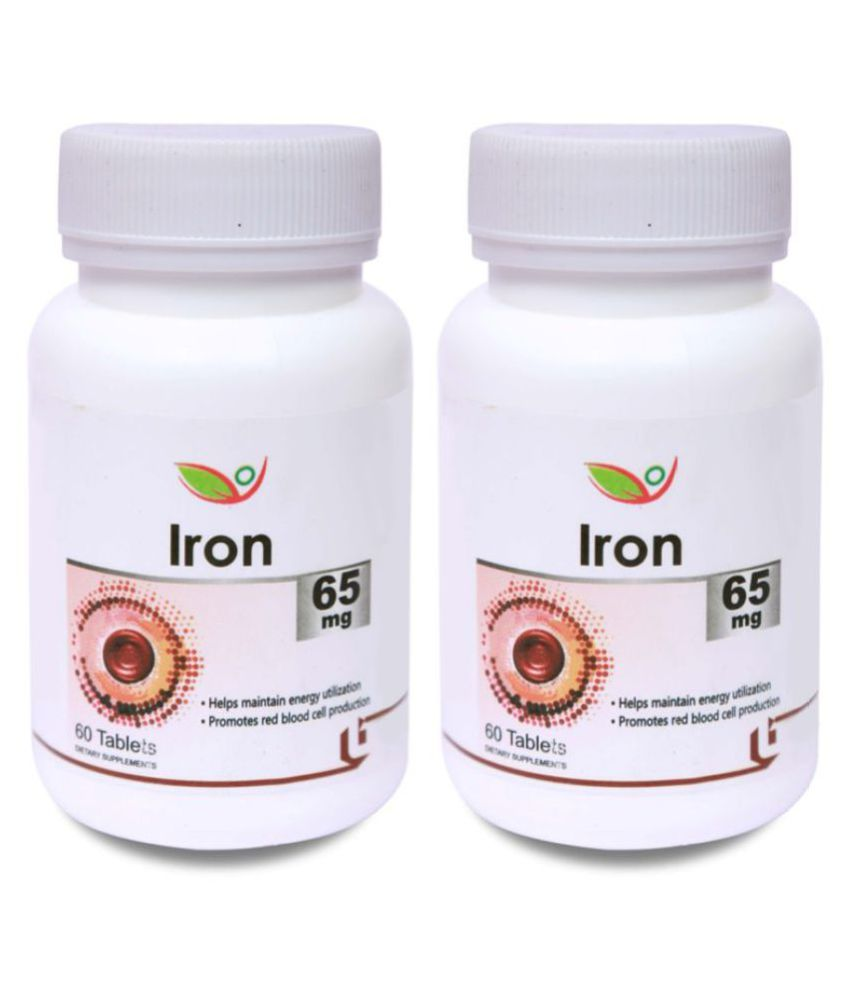 Biotrex Iron Ferrous fumarate 60 Tablets 65 mg Pack of 2 Buy Biotrex