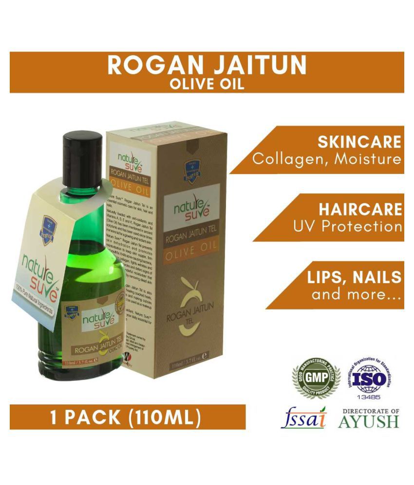 Nature Sure Rogan Jaitun Tail (Olive Oil) for Men & Women - 1 Pack (110ml)