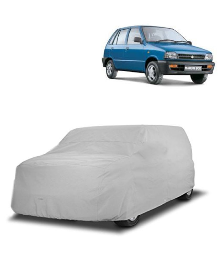 QualityBeast Car Body Cover for Maruti Suzuki 800 [20082014] Silver