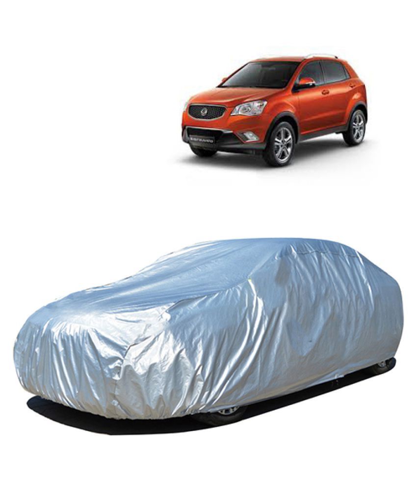 QualityBeast Car Body Cover for SsangYong Korando Silver Buy