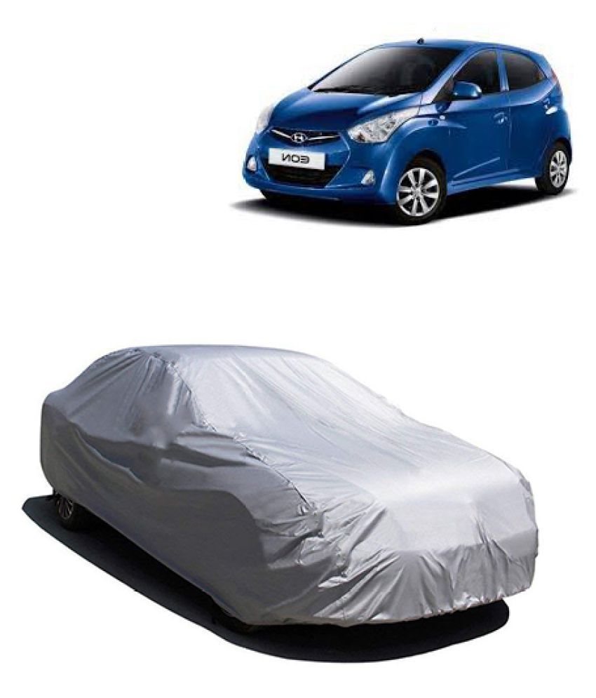 QualityBeast Car Body Cover for Hyundai Eon Silver Buy QualityBeast