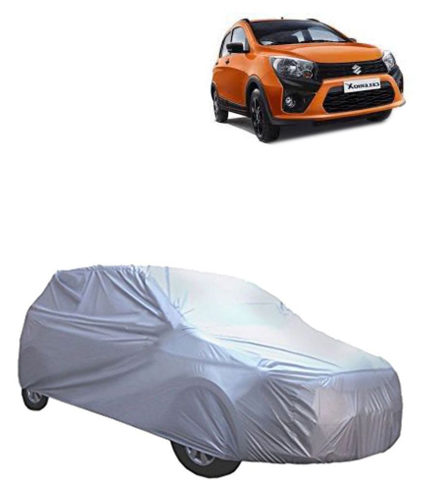 QualityBeast Car Body Cover for Maruti Suzuki Celerio X Silver: Buy