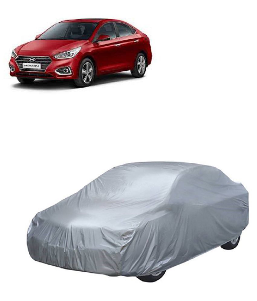 QualityBeast Car Body Cover for Hyundai Verna Silver Buy QualityBeast