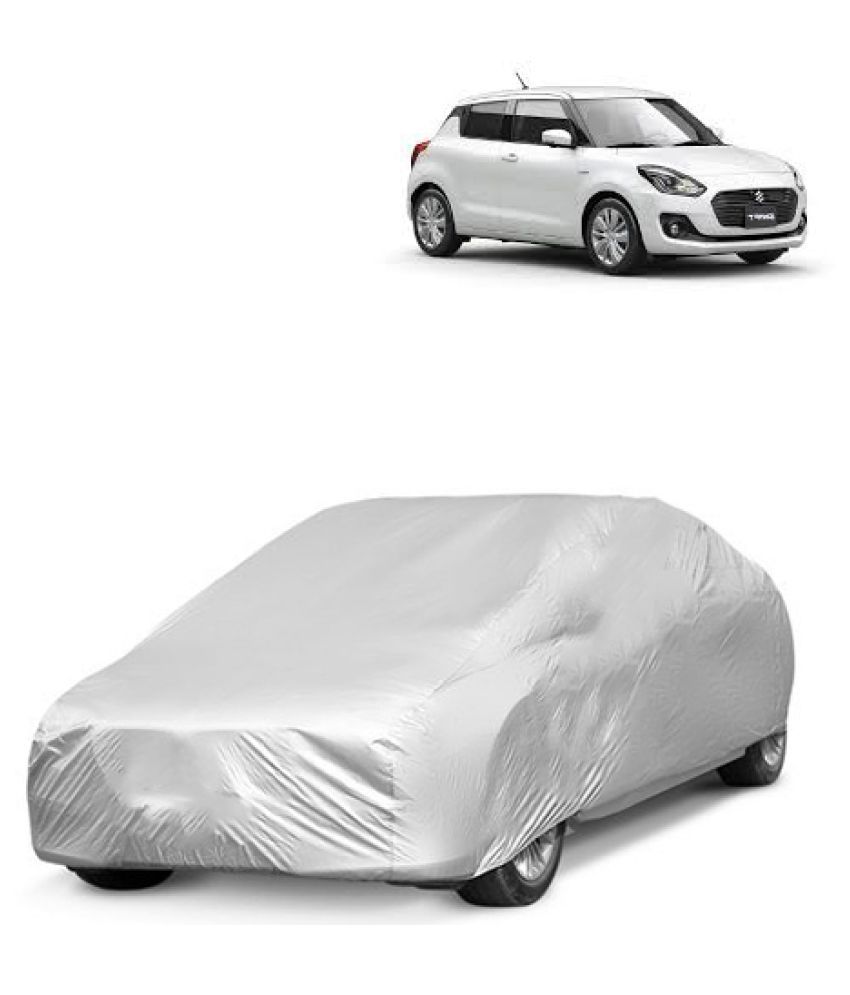 QualityBeast Car Body Cover for Maruti Suzuki Swift [2010-2011] Silver