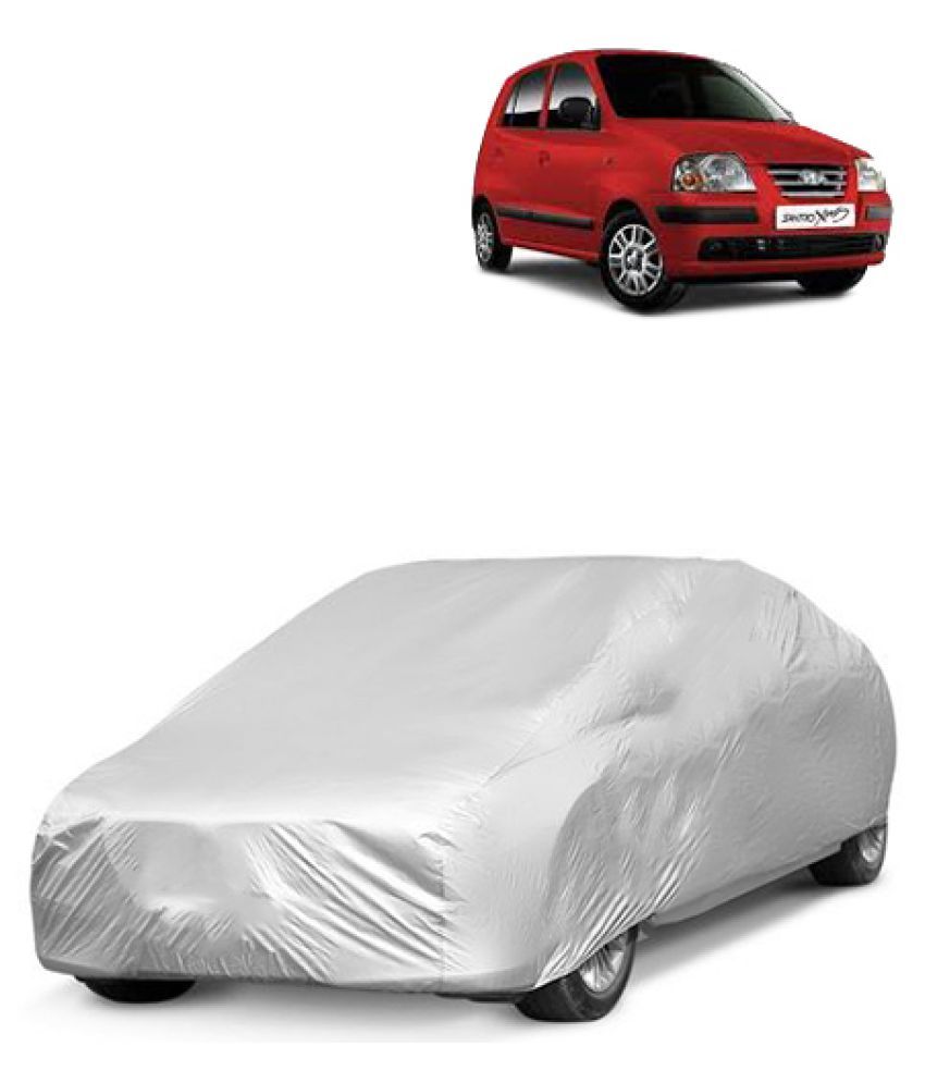 QualityBeast Car Body Cover for Hyundai Santro Xing Silver Buy