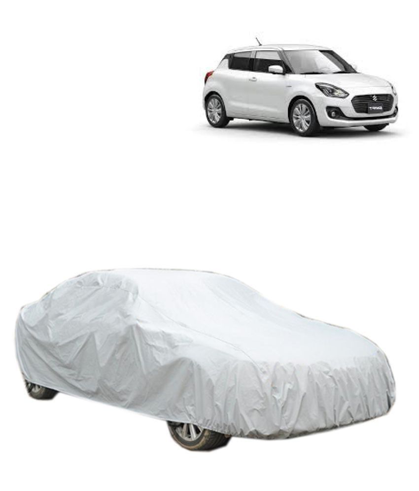 QualityBeast Car Body Cover for Maruti Suzuki Swift [2010-2011] Silver