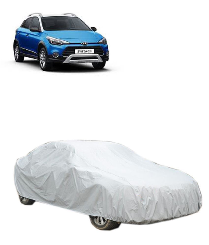 QualityBeast Car Body Cover for Hyundai i20 Active Silver Buy