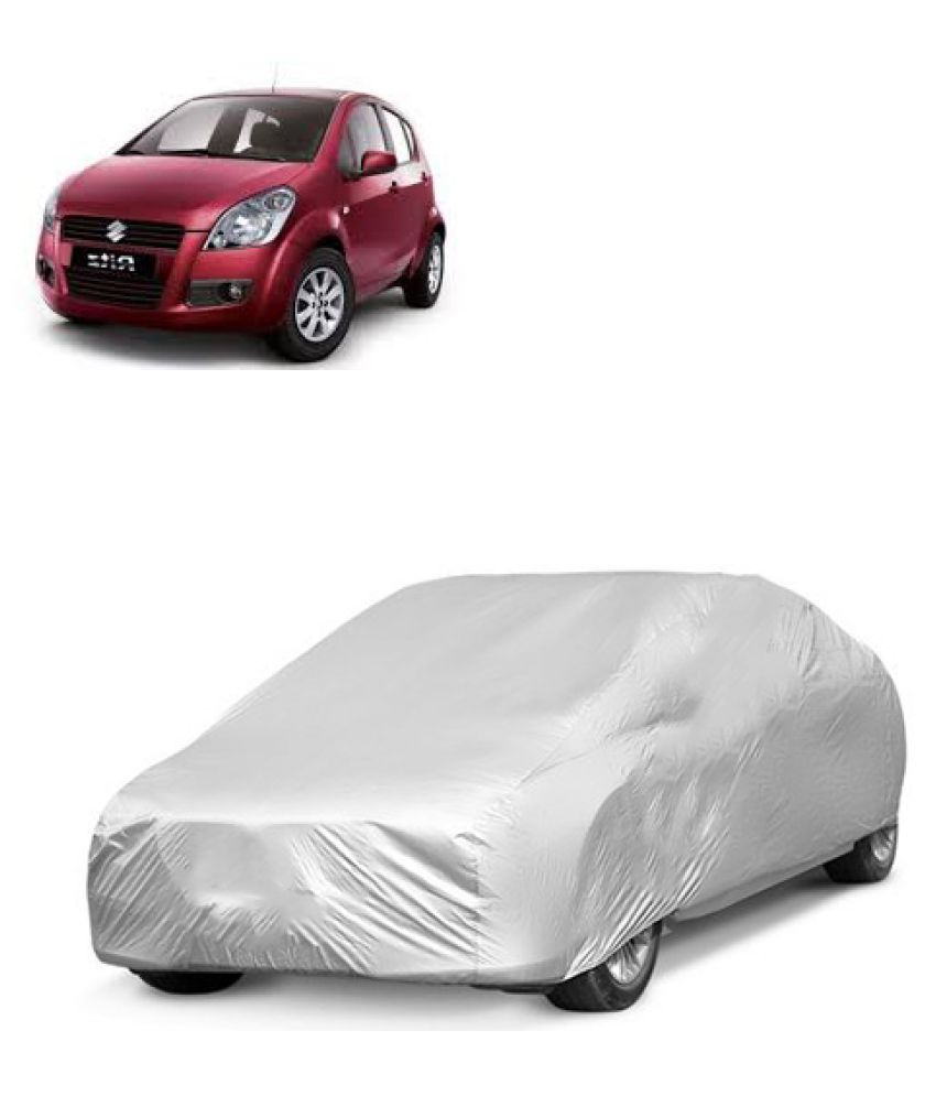 QualityBeast Car Body Cover for Maruti Suzuki Ritz [20122015] Silver