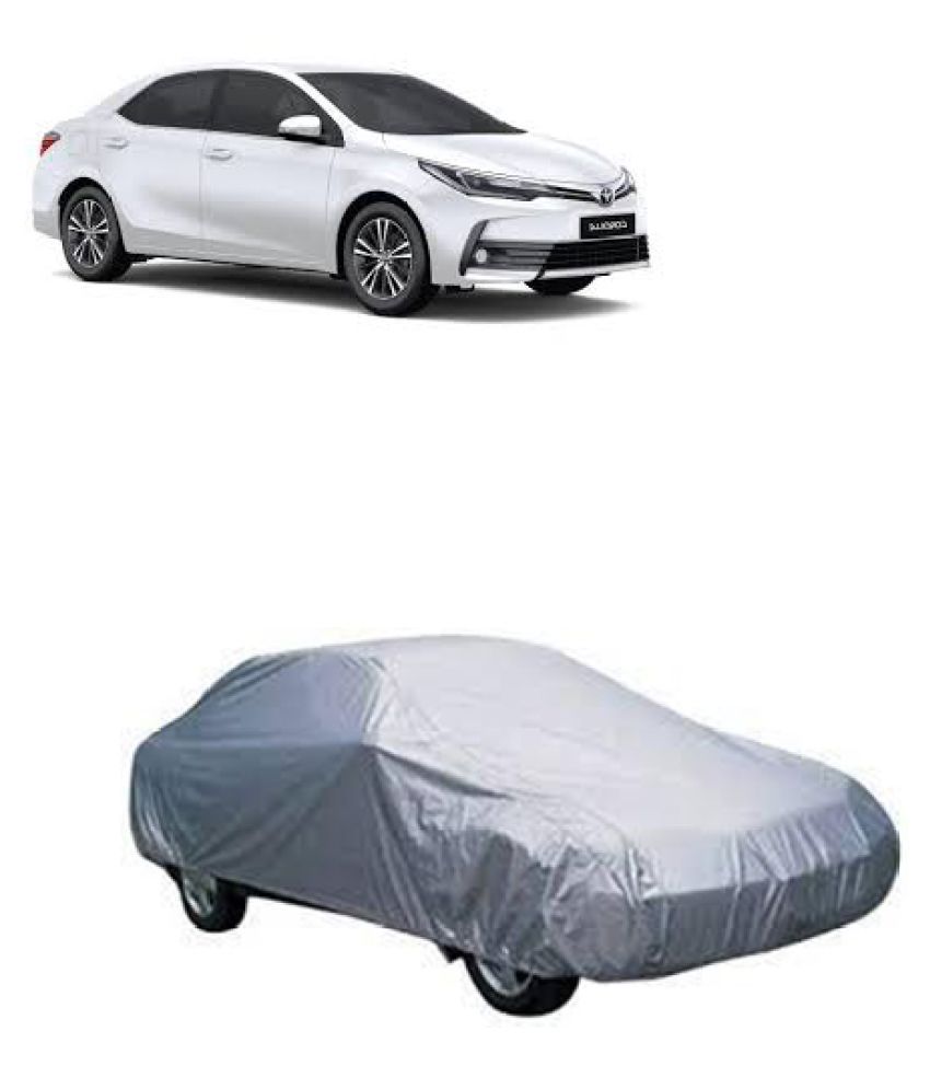 QualityBeast Car Body Cover For Toyota Corolla Altis [2014-2015] Silver ...