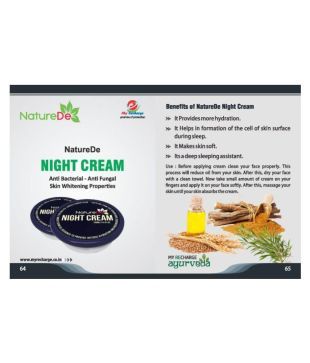 nature de night cream
