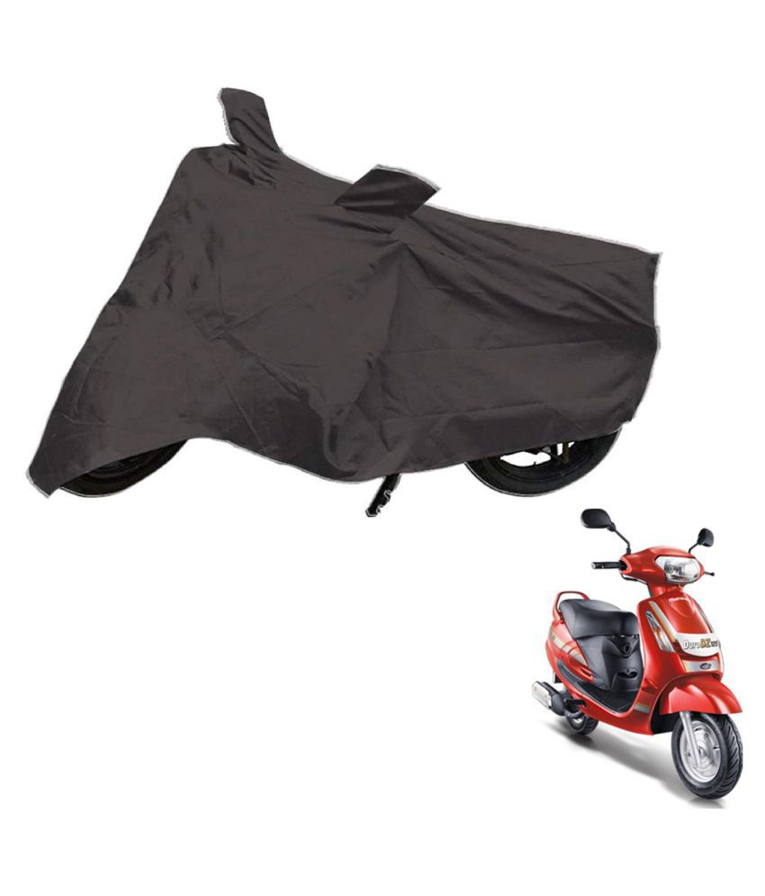     			AutoRetail Dust Proof Two Wheeler Polyster Cover for Mahindra Duro DZ (Mirror Pocket, Grey Color)