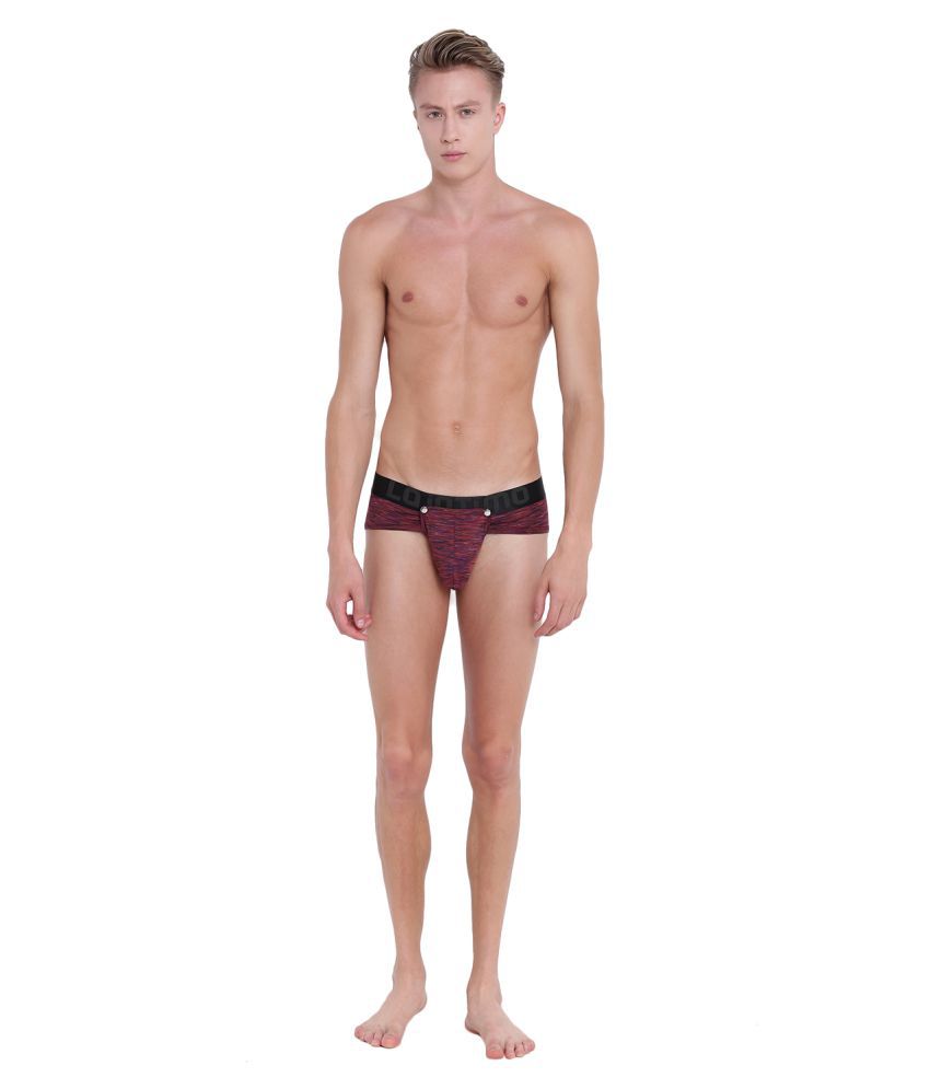     			La Intimo - Red Polyester Men's Thongs ( Pack of 1 )