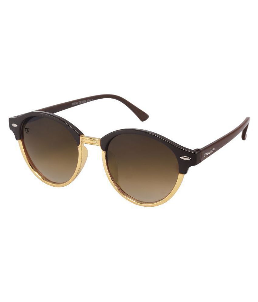     			Walrus - Brown Round Sunglasses ( WS-JAMES-III-090609 )