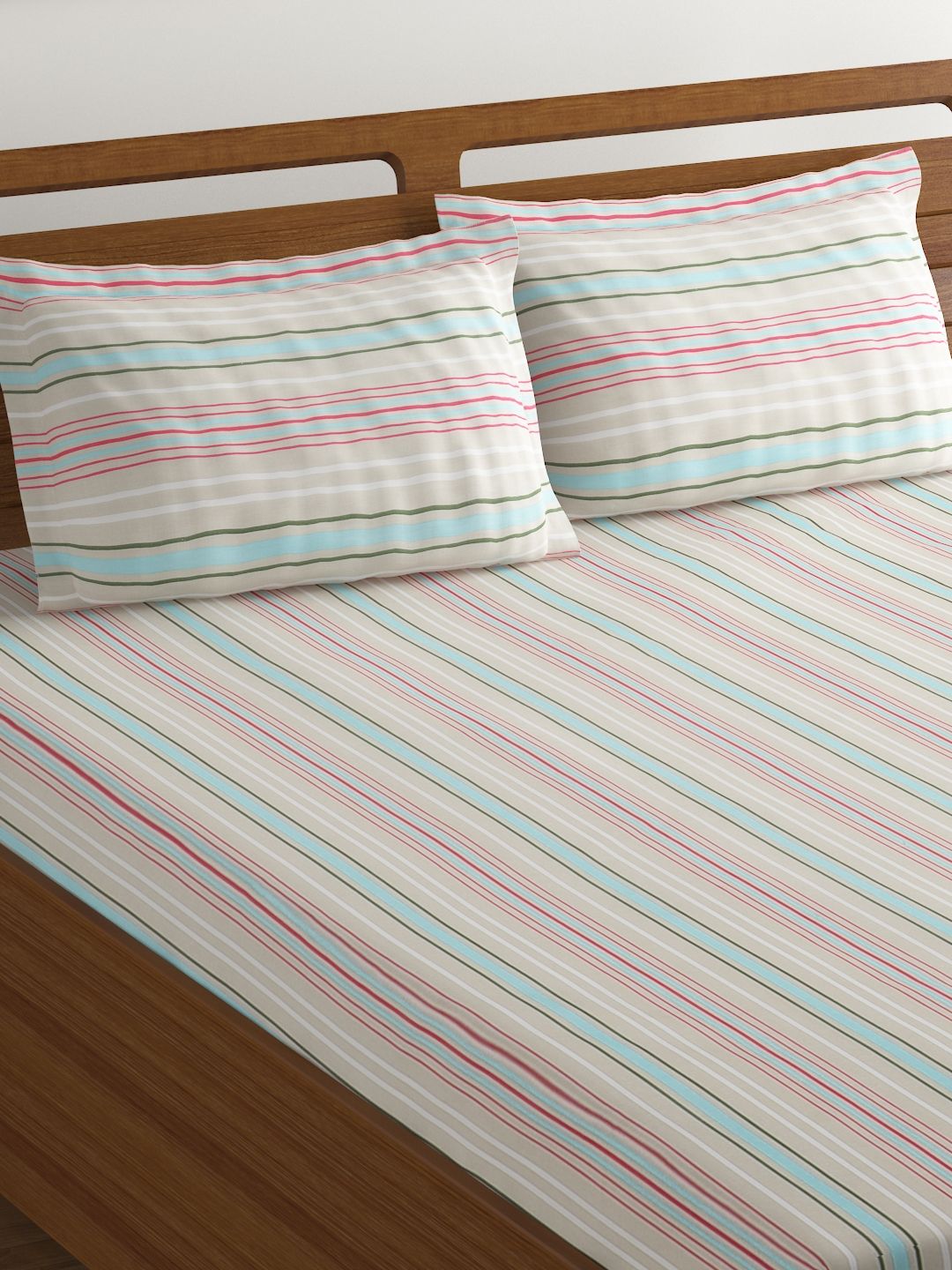 Bombay Dyeing Cotton Double Bedsheet with 2 Pillow Covers Buy Bombay