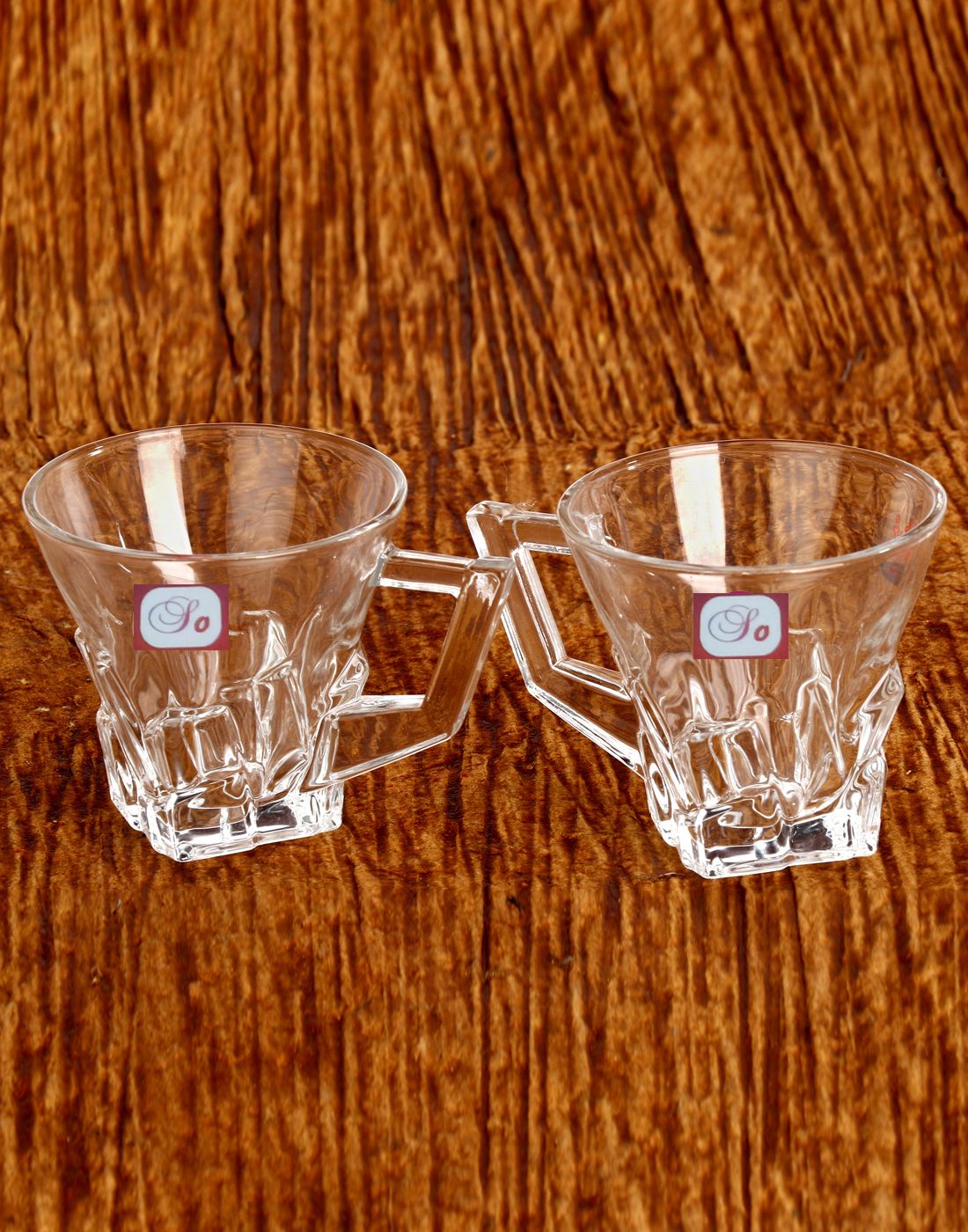 Afast Glass Tea, Coffee Cup Set, Transparent, Pack Of 2, 130 ml Buy