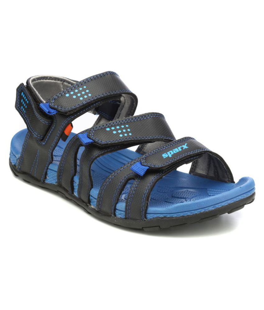 sparx sandals black price