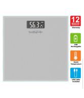 Healthgenie Digital Weighing Scale HD-221 - Silver Plain