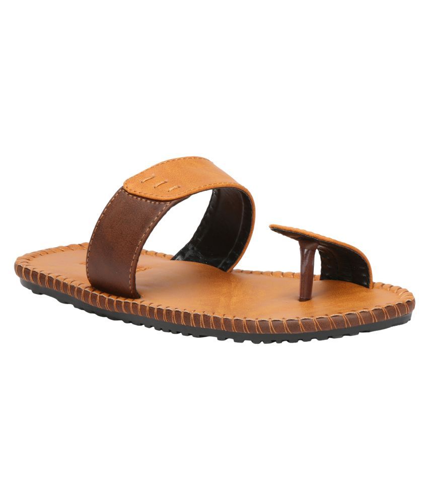 tan platform flip flops