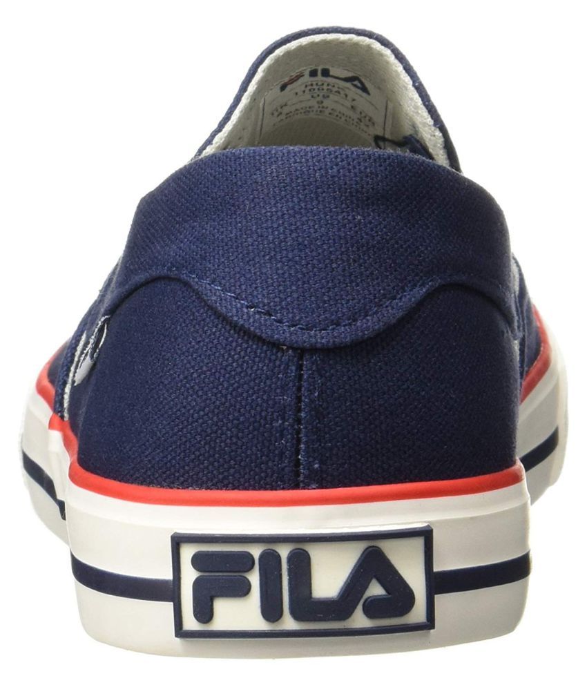 fila navy trainers