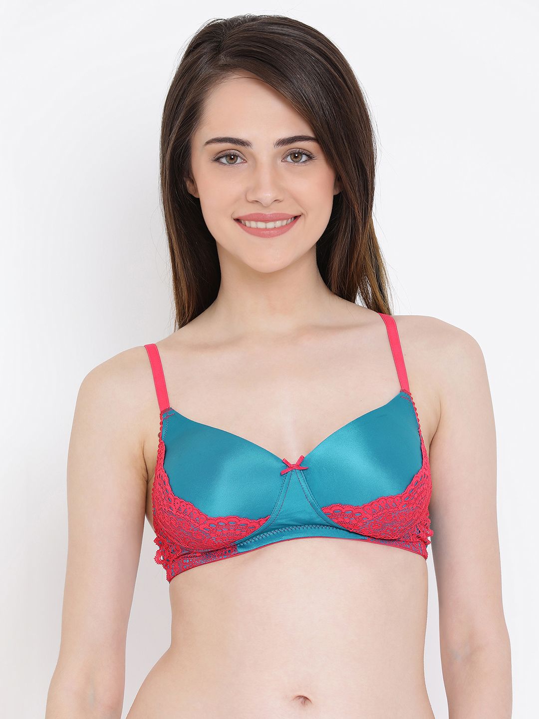     			Clovia Nylon T-Shirt Bra - Blue