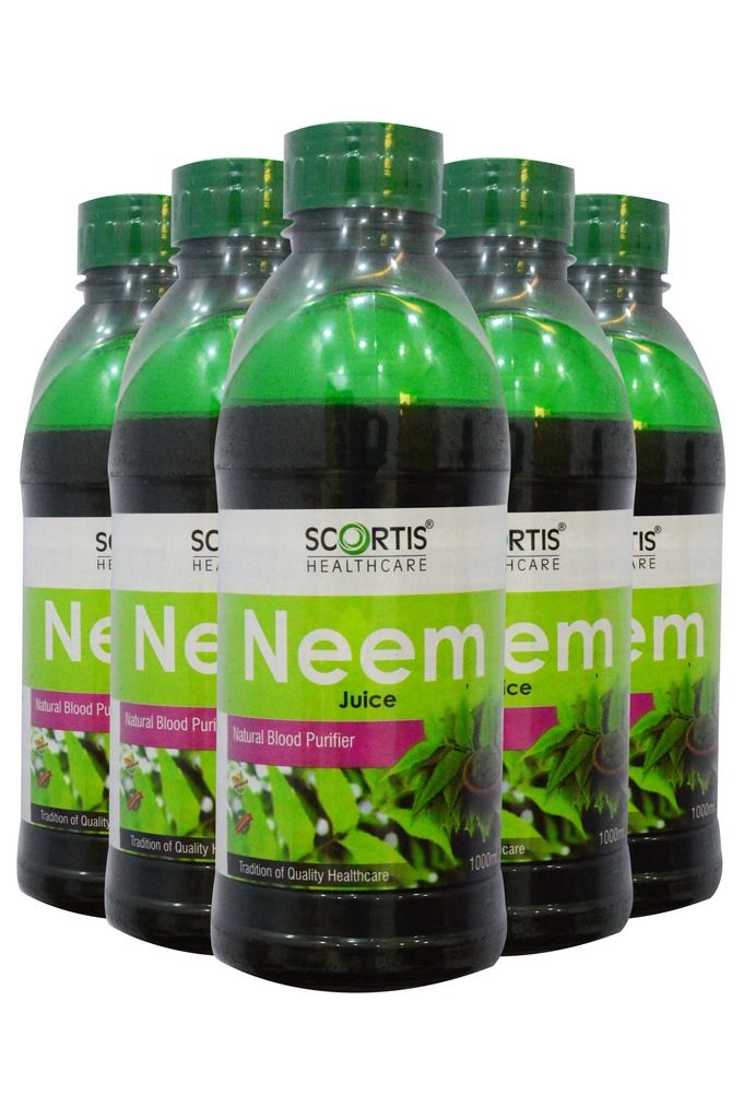 Scortis NEEM JUICE Health Drink Liquid 1000 ml Pack of 5 Buy Scortis
