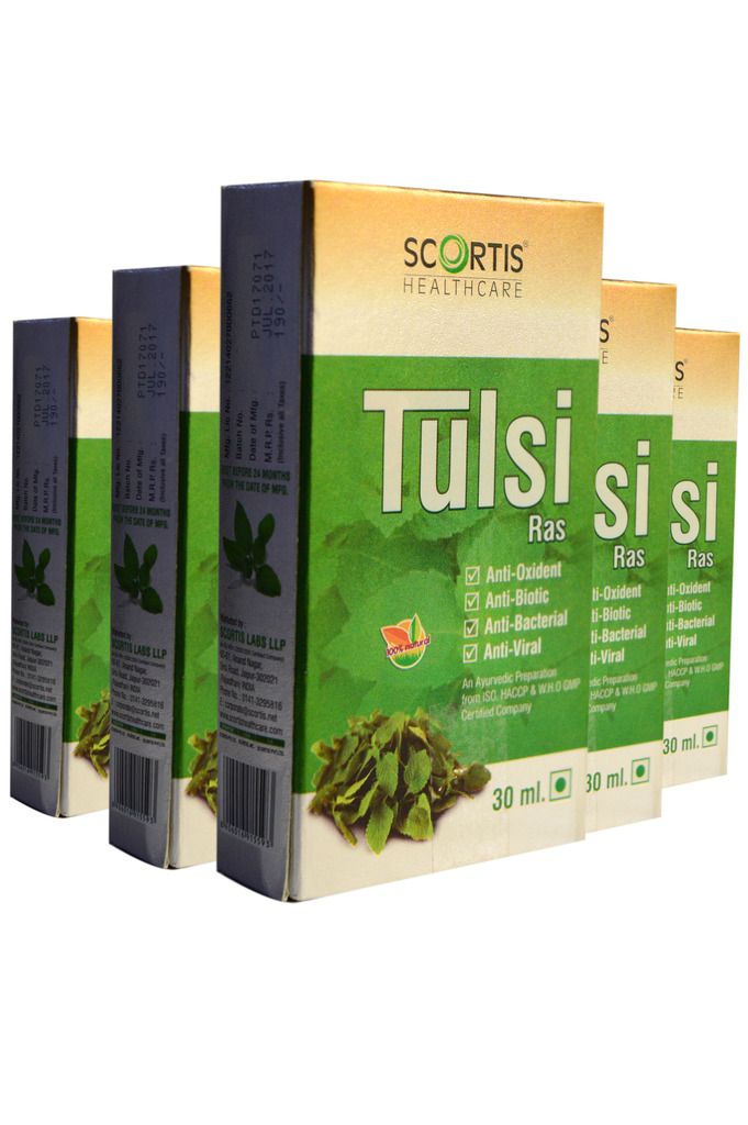 Scortis TULSI RAS Health Drink Liquid 30 ml Pack of 5 Buy Scortis