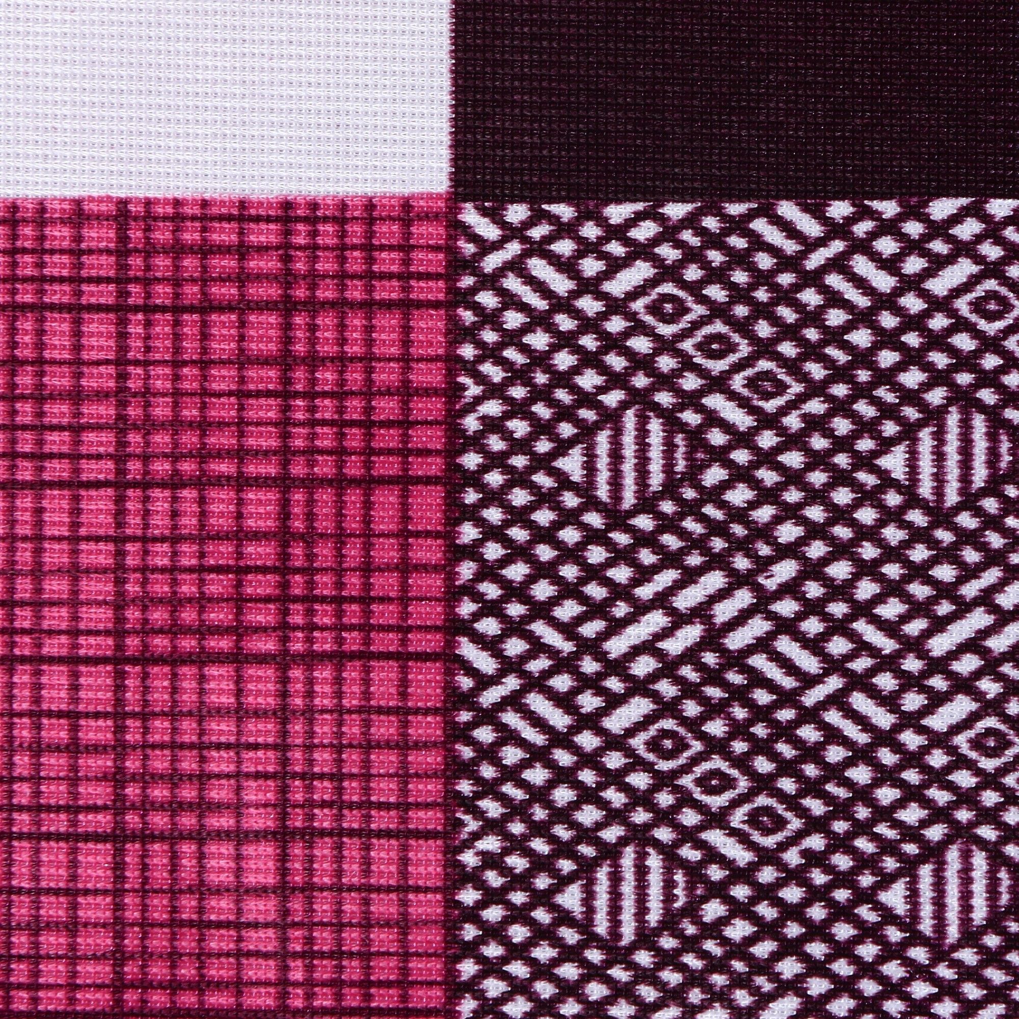 G DÉcor Set Of 2 Door Eyelet Curtains Wine G DÉcor Set Of 2 Door Eyelet Curtains Wine