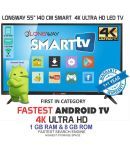 LONGWAY ACT-55 140 cm ( 55 ) Ultra HD (4K) LED Television With 1+1 Year Extended Warranty