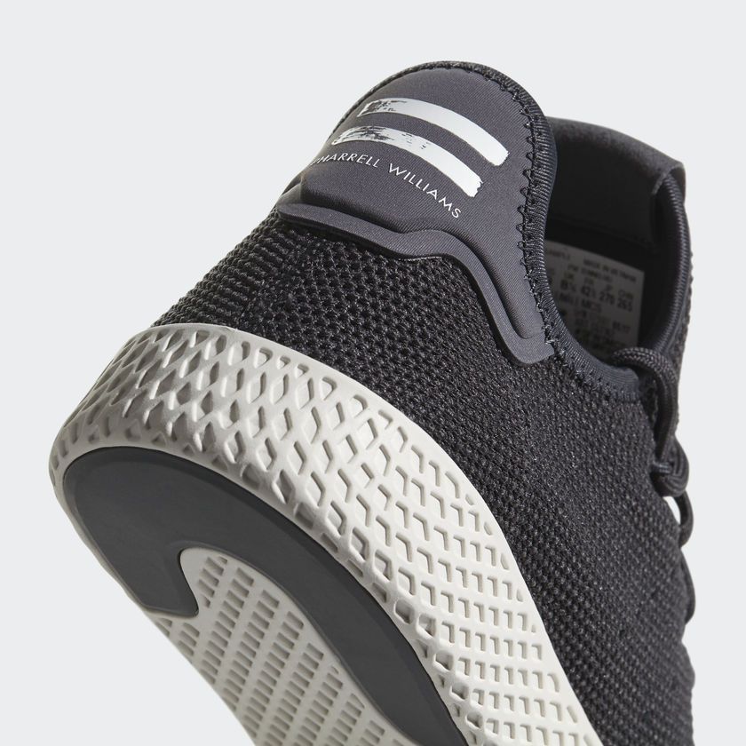 pharrell williams tennis hu shoes black