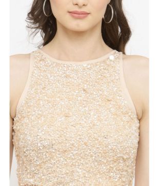 pluss beige maxi dress