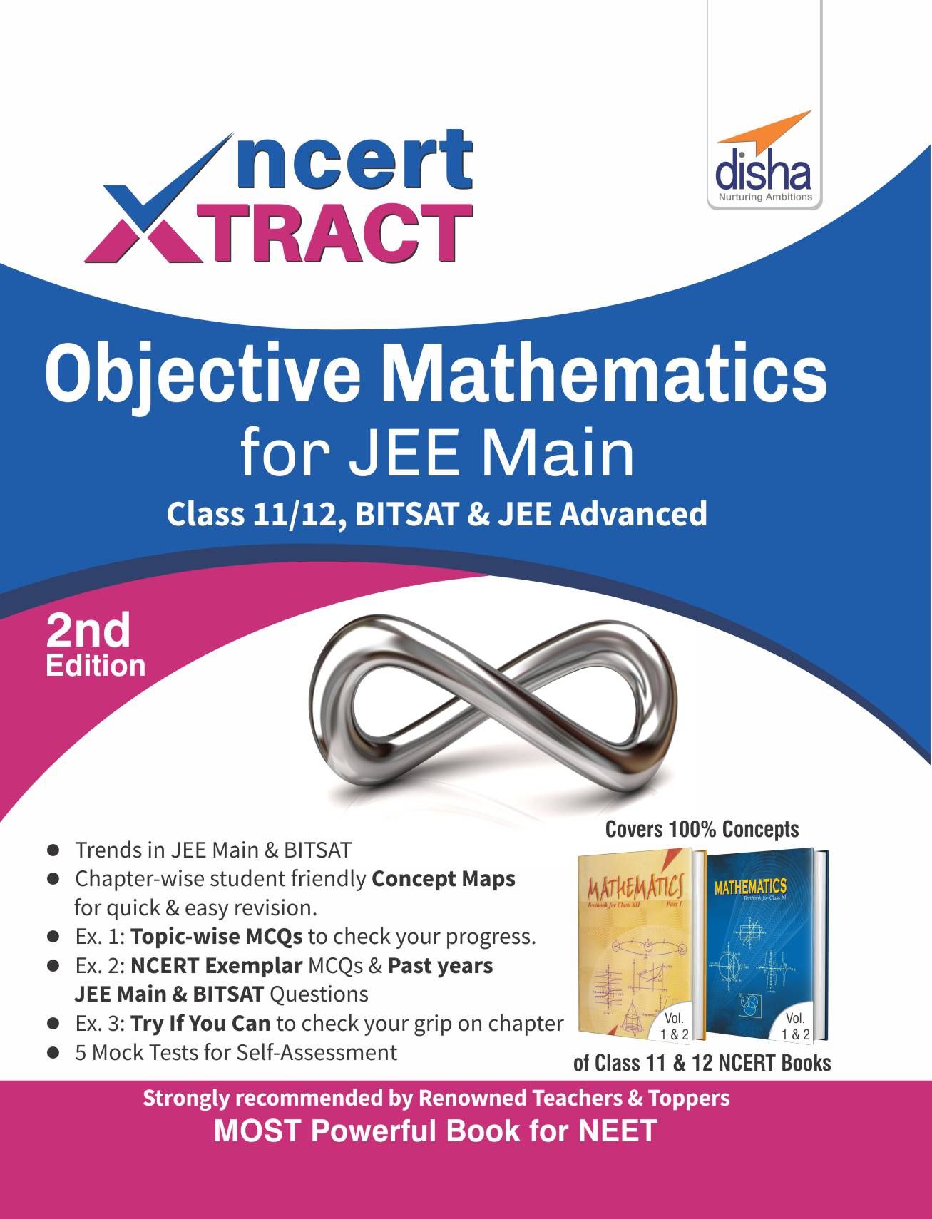 NCERT Xtract - Objective Mathematics for JEE Main, Class 11/ 12, BITSAT Sns-Brigh10