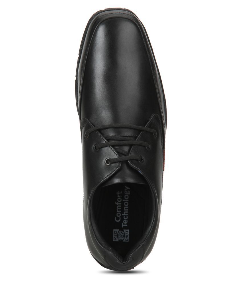 Red Chief Derby Genuine Leather Black Formal Shoes Price In India Buy Red Chief Derby Genuine