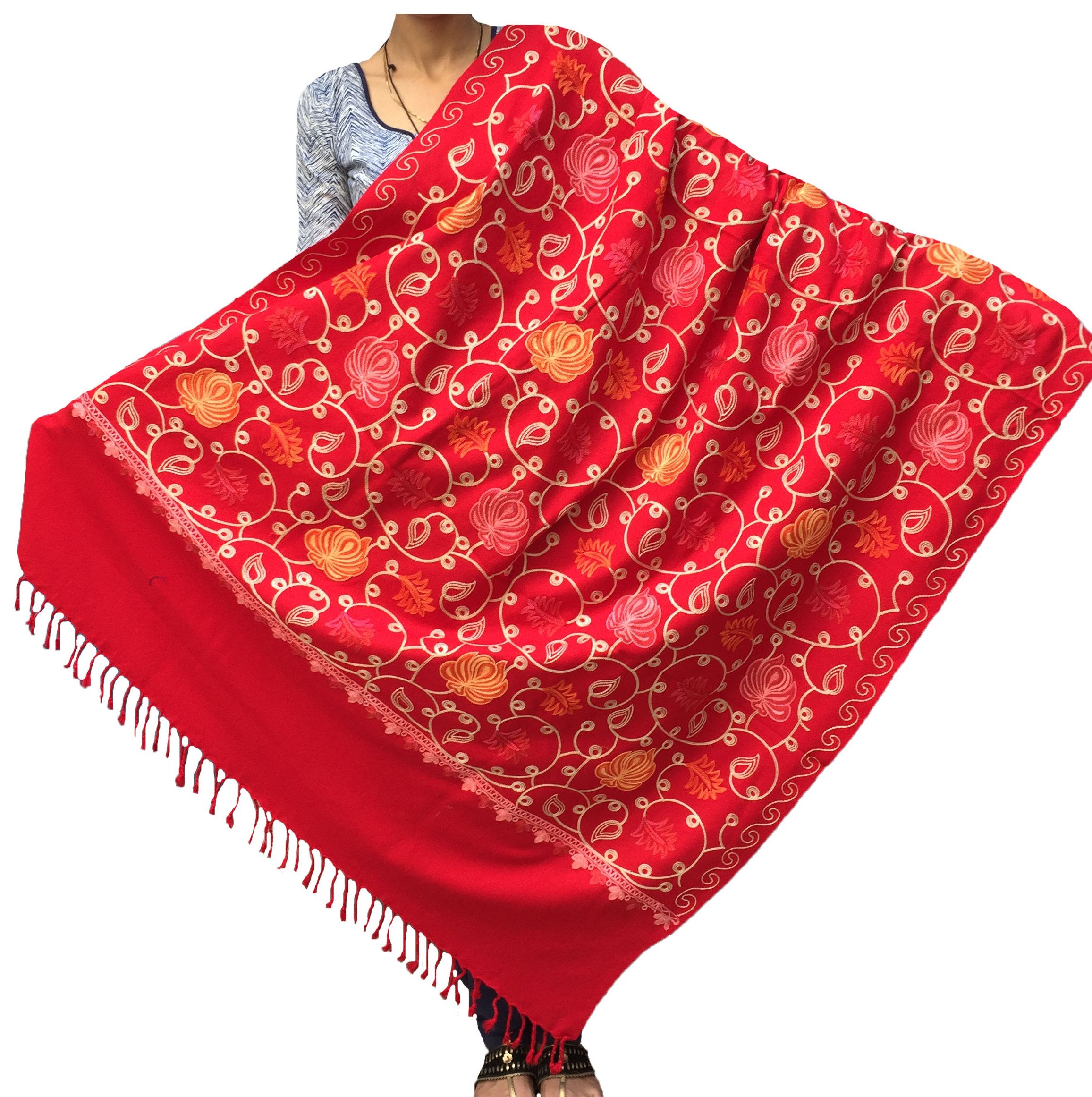 variety of kashmiri shawls