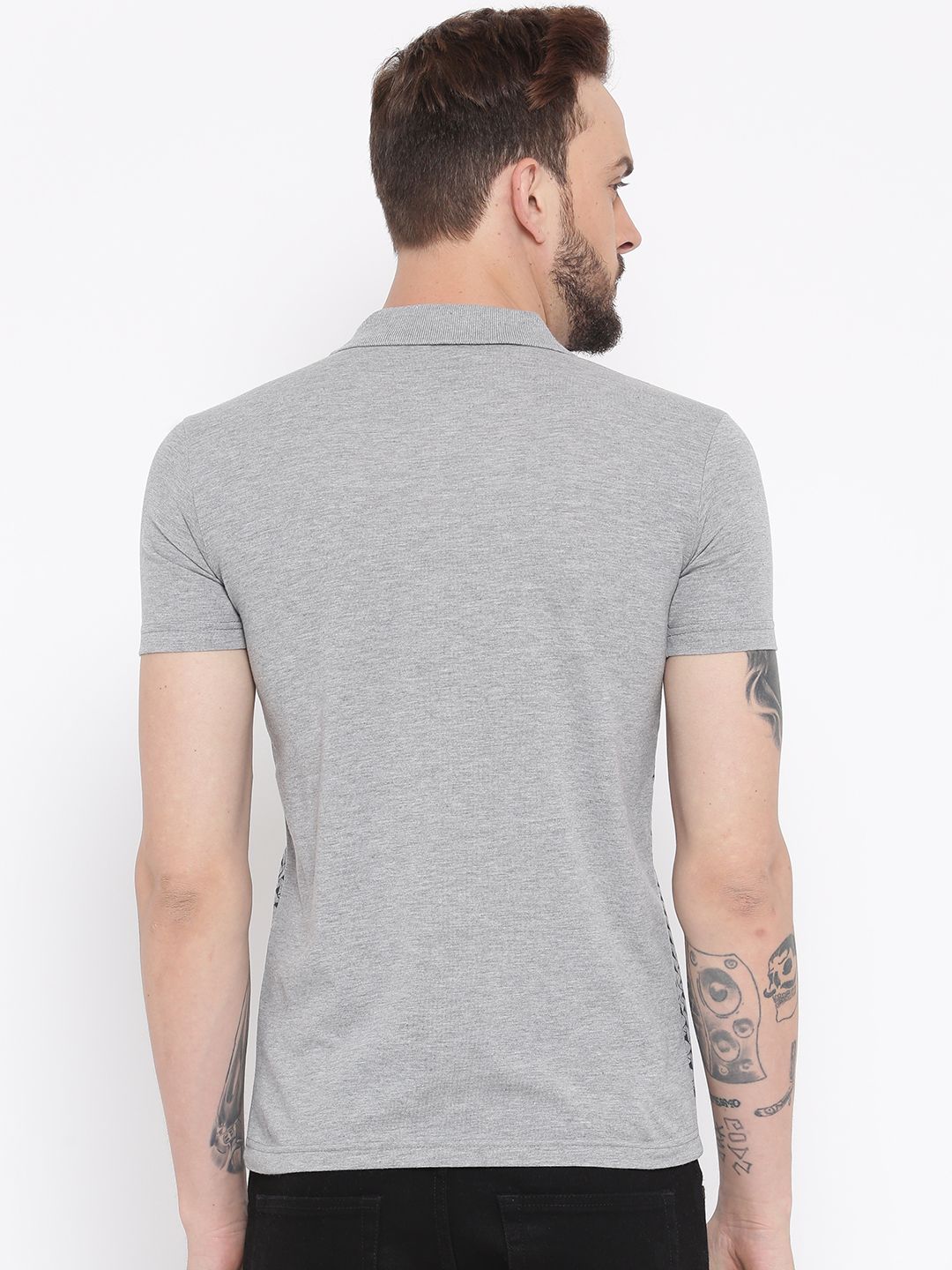 Duke Grey  Slim Fit Polo  T Shirt  Buy Duke Grey  Slim Fit 