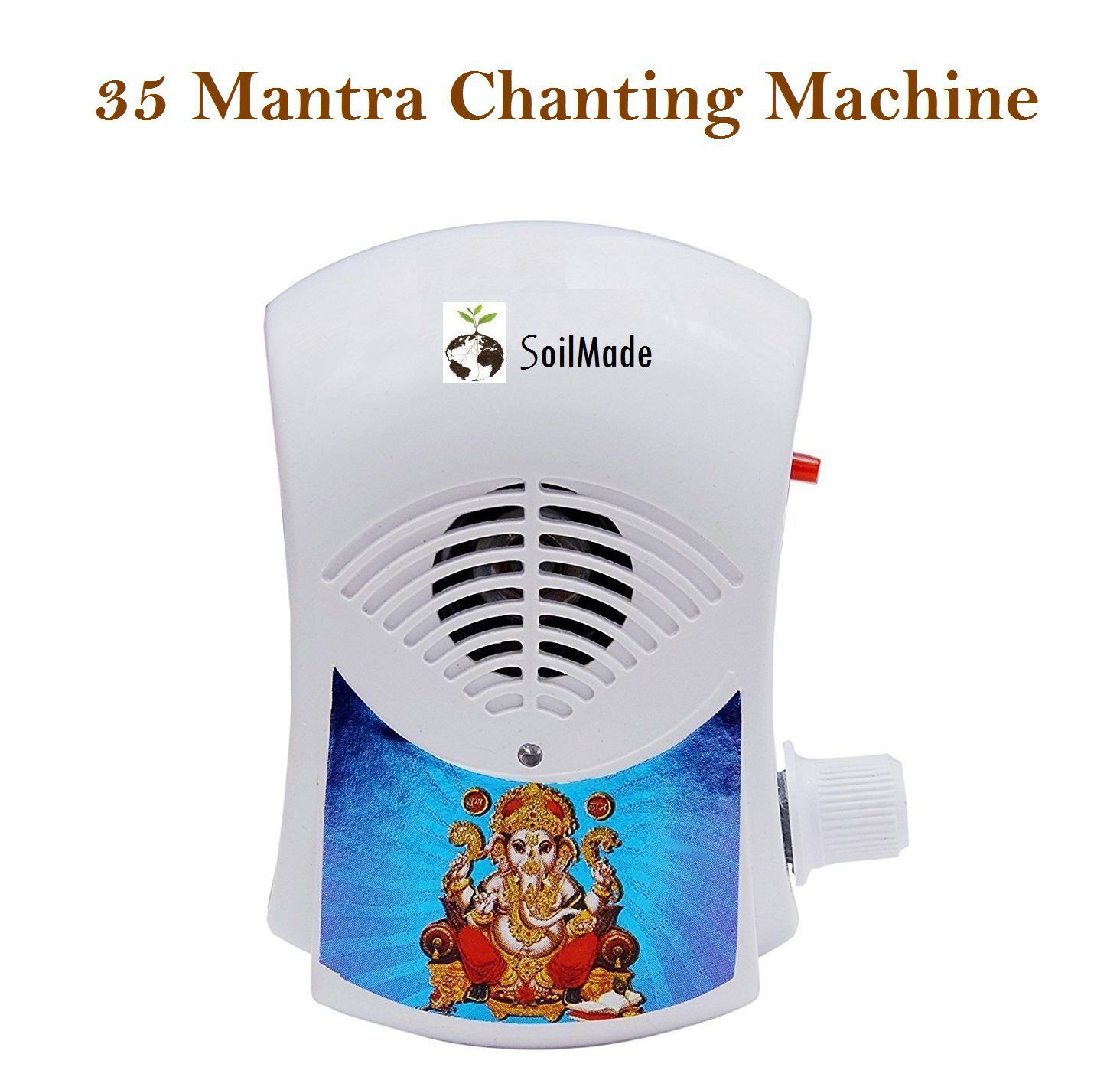     			Soilmade 35 in 1 Chanting Mantra Machine/Chanting Bell, Akhand Jaap, Gayatri Mantra - Pack of 1