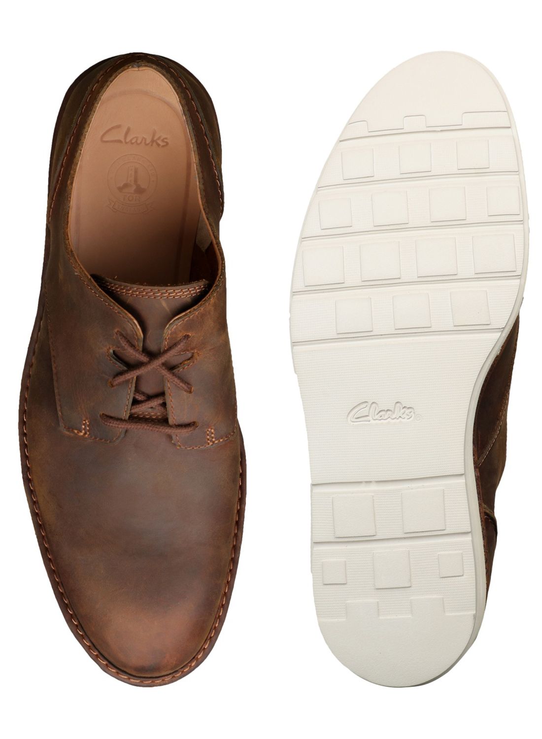 clarks brown oxford