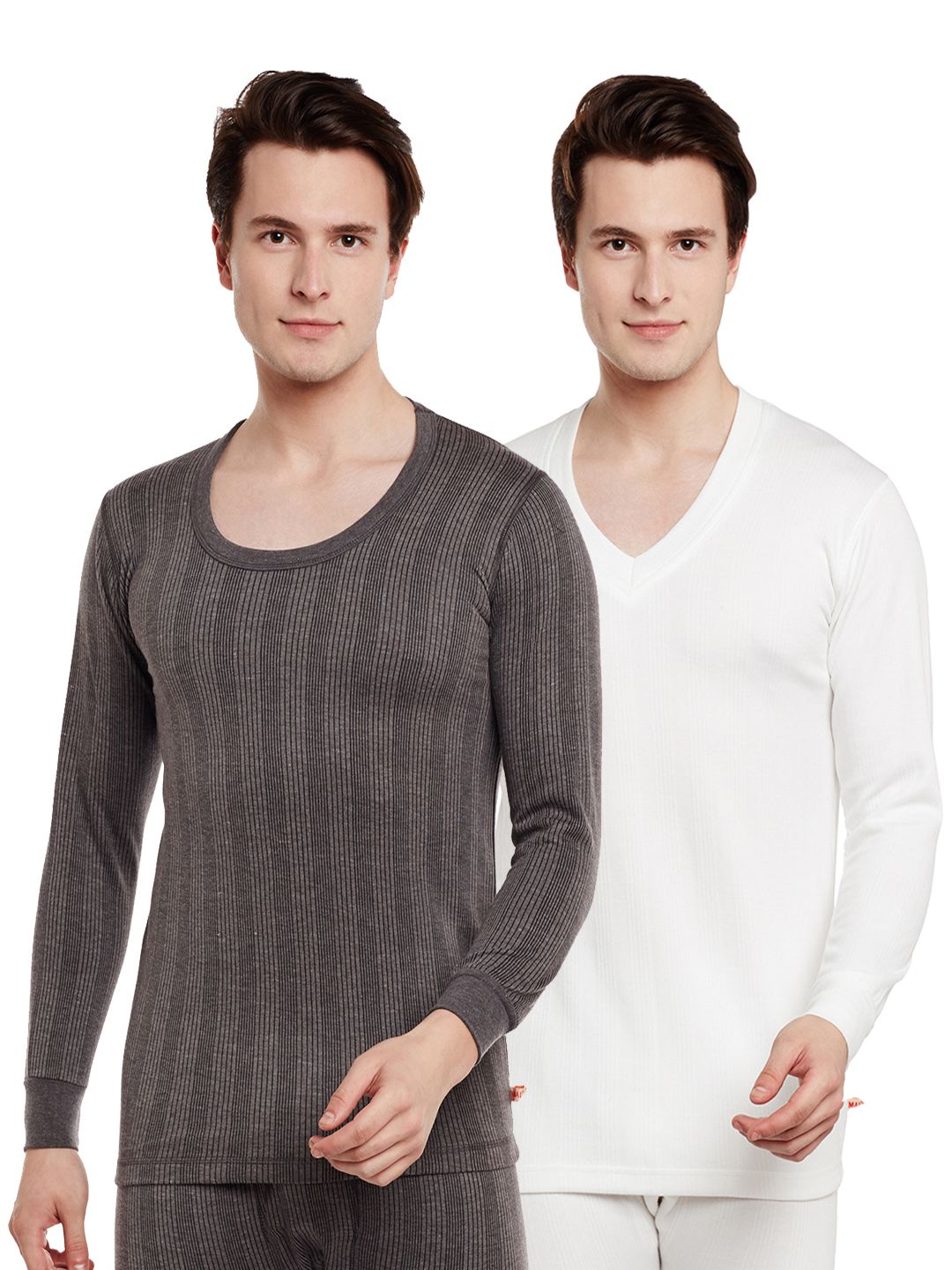     			Vimal Jonney Pack of 2 Cotton Blend Men's Thermal Tops ( Multi )