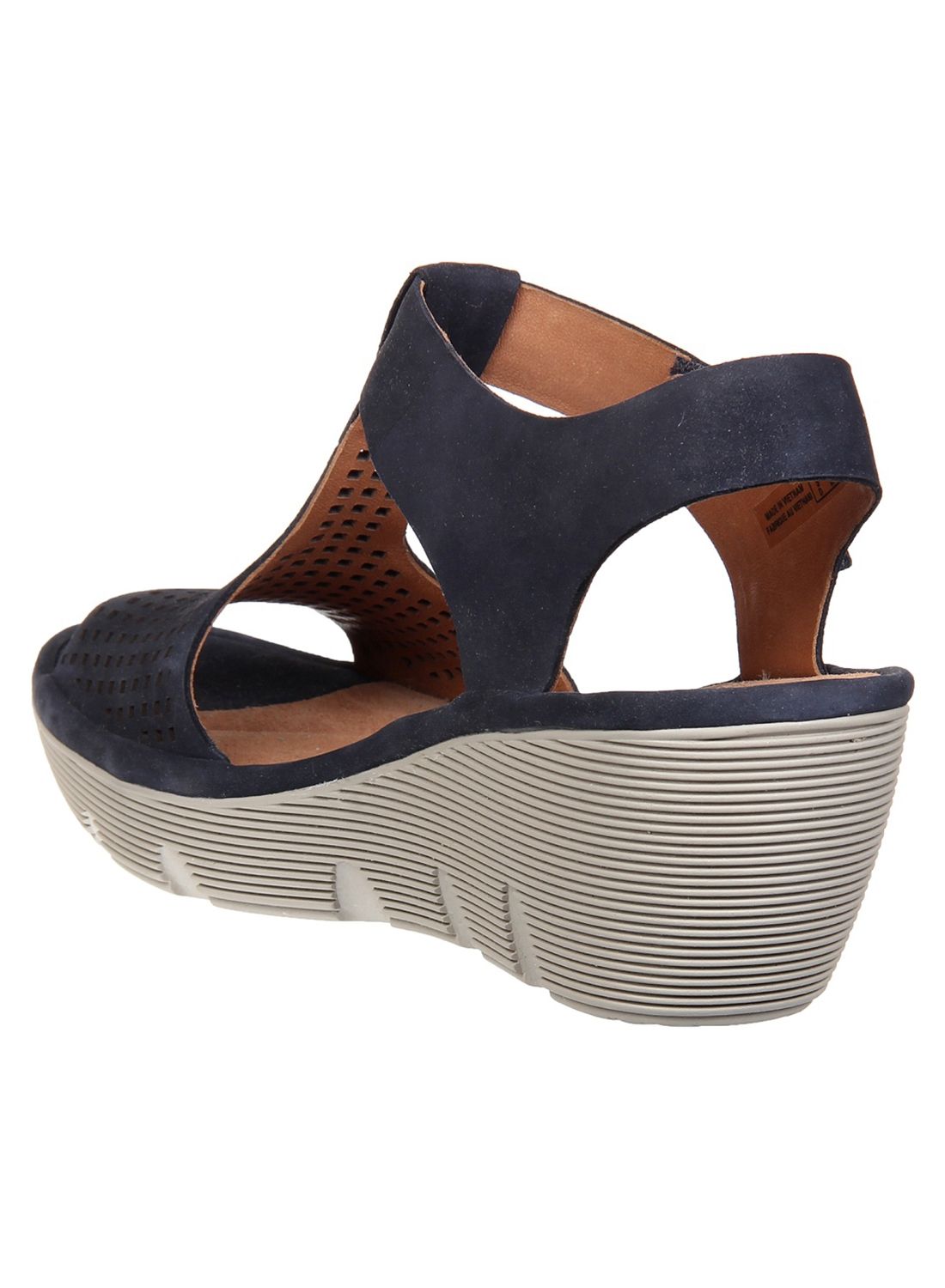 High heels - Clarks Kendra Ella Womens navy combi ~ Phrase Arch
